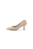 Lace Pointed Toe Kitten Heels