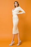 BE WITH YOU SWEATER MIDI DRESS FINAL SALE
