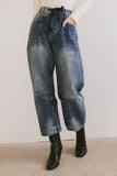 Jocelyn Barrel Jeans in Medium Wash FINAL SALE