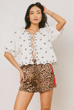 Kara Embroidered Blouse in Off White FINAL SALE