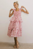 Absedee Floral Midi Dress FINAL SALE