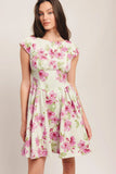 BLOSSOM BABE PINK MINI DRESS