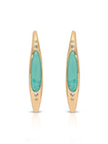 Turquoise Solstice Hoops
