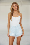 Miley Star Denim Shorts