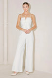 ARCTIC ELEGANCE WHITE JUMPSUIT