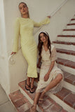 Bell Ruffle Maxi Dress FINAL SALE