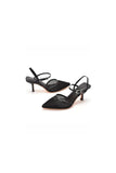 Womens Leatherette With Ankle Strap Closed Toe Stiletto Heel Wedding Shoes