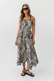 Zoelle Halter Neck Midi Dress