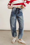 Jocelyn Barrel Jeans in Medium Wash FINAL SALE