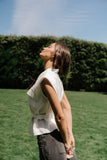 Karlie Button Up Blouse in White