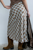 Zadie Plaid Maxi Skirt