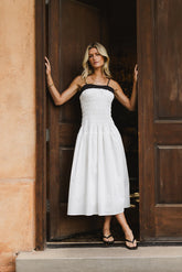 Mim Smocked Midi Dress FINAL SALE