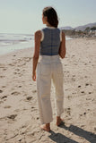 Lisette Barrel Jeans in Cream FINAL SALE