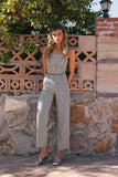 Fiorelle Striped Wide Leg Jeans FINAL SALE