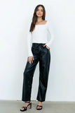Andrea Knit Top in Off White