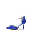 Buckle Strap Pointed Toe High Heels
