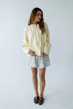 Kaia Knit Cardigan in Butter Yellow