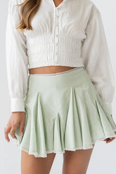 Stewart Striped Mini Skirt