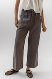 Casey Cropped Wide Leg Pants in Grey FINAL SALE