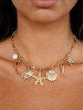 Oceanic Dreams Charm Necklace
