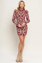 BASK IN LOVE SWEATER MINI DRESS FINAL SALE