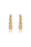 Bubble Huggie Hoop Earrings