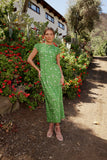 Ellianna Floral Maxi Dress in Green