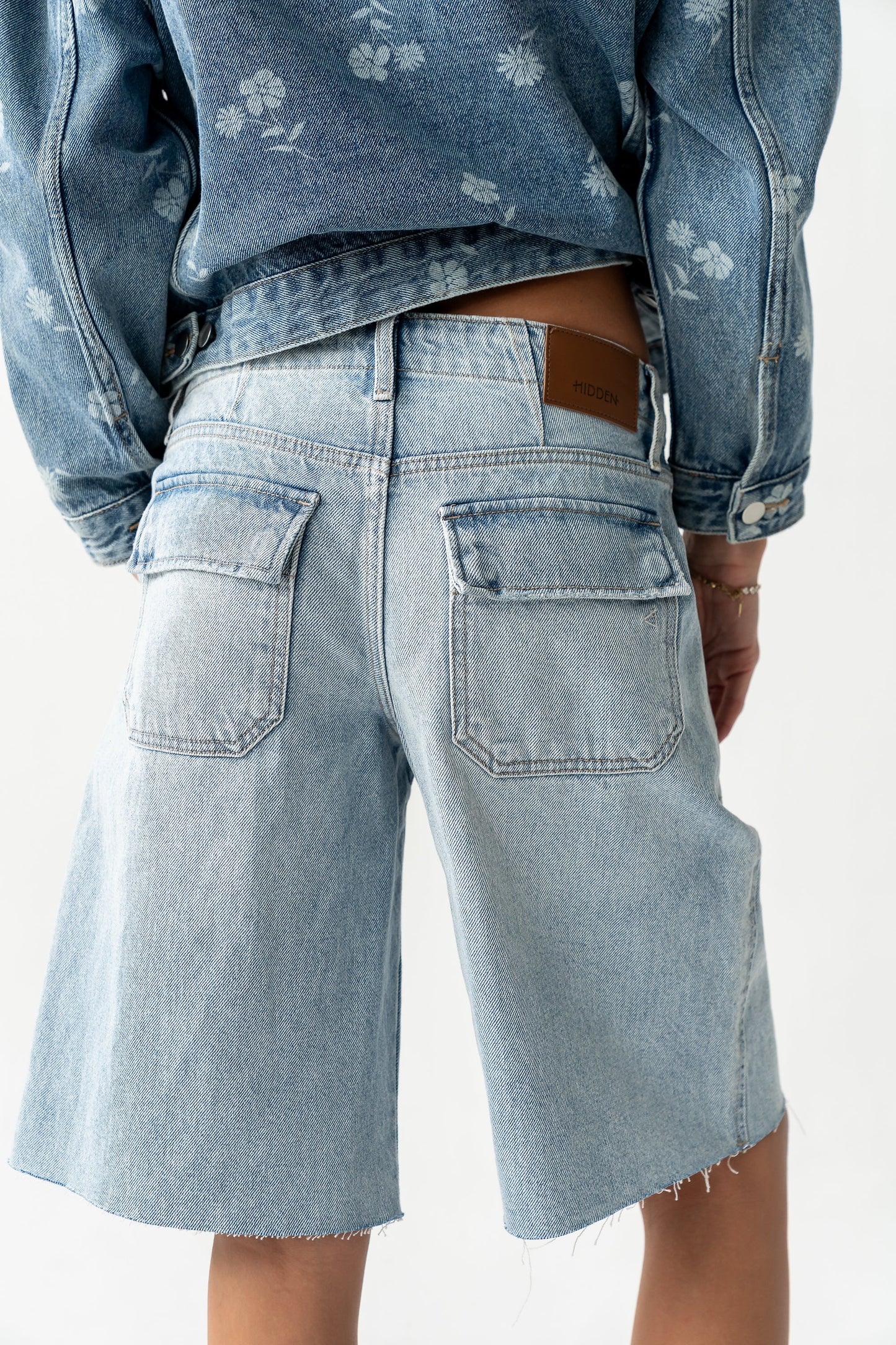 Halle Utility Bermuda Shorts