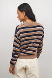 Morgan Striped Sweater in Taupe FINAL SALE