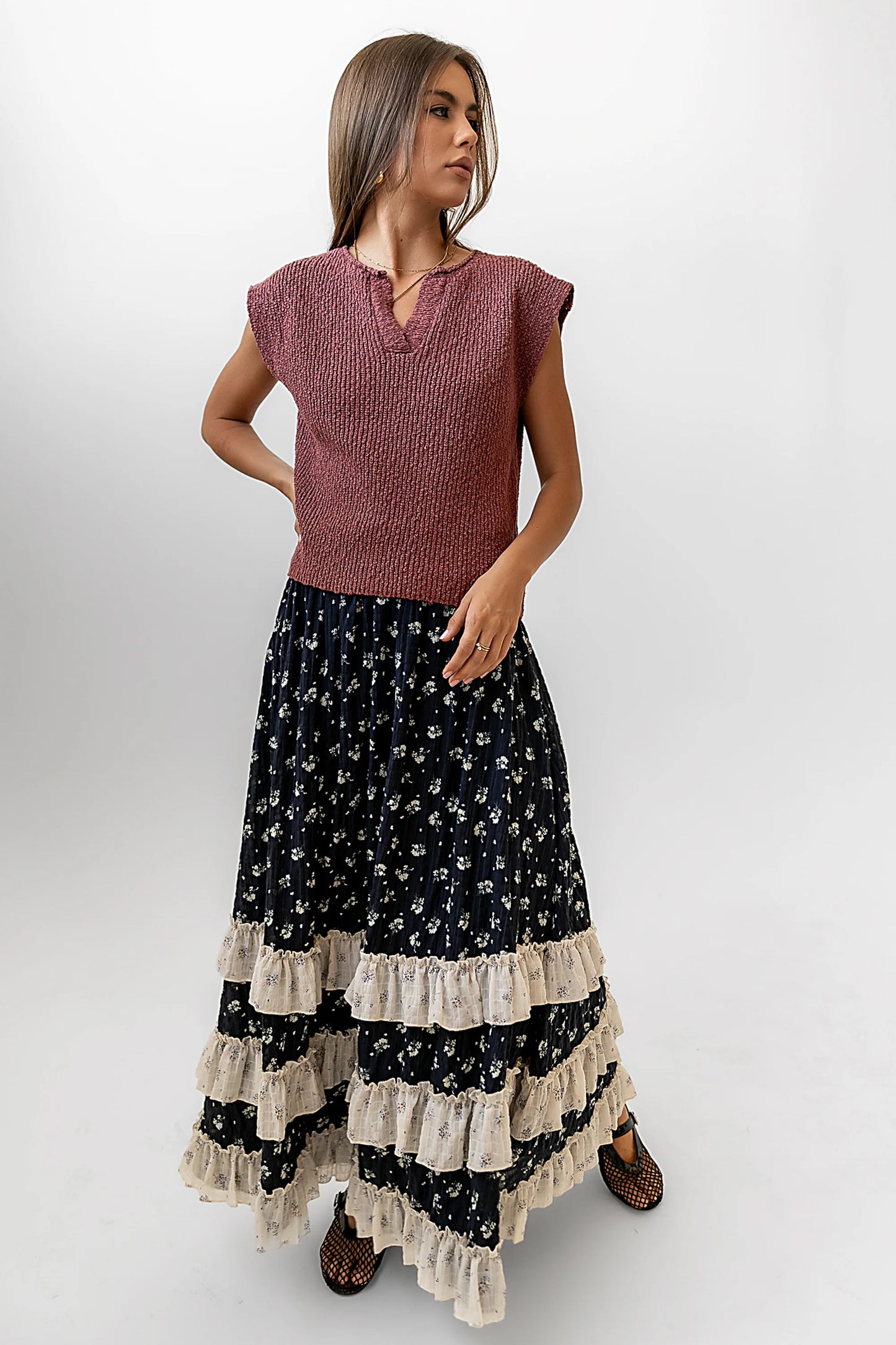 Aylin Sweater in Marsala FINAL SALE
