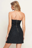 CITYLIGHT SPARK TWEED MINI DRESS