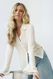 Margot Sheer Button Up