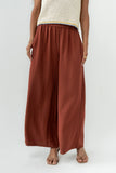 Lee Wide Leg Pants in Brick