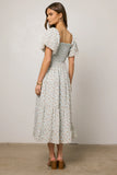 Asha Floral Midi Dress FINAL SALE