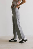 Leila Wide Leg Jeans in Grey FINAL SALE