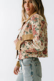 Joanna Floral Cropped Jacket FINAL SALE
