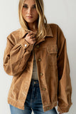 Sarah Corduroy Jacket in Camel FINAL SALE