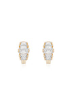 Crystal Diamond Shine Mini Hoop Earrings