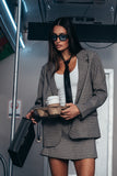 Benji Plaid Blazer