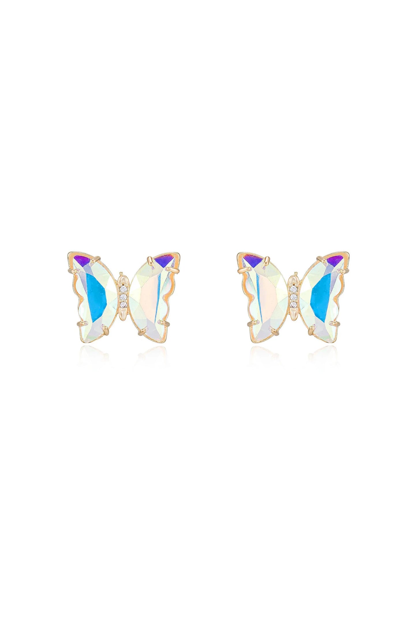 Flutter Away Crystal Earrings