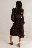 Jane Velvet Midi Dress FINAL SALE