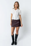 Mary Sheer Blouse in White