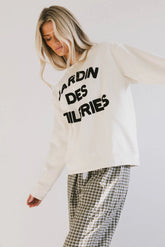 Jardin Des Tuileries Crewneck FINAL SALE