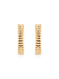 Large Metal Moderna Hoops