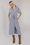 Marigold Denim Midi Dress FINAL SALE