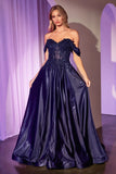 Bronwyn Gown A Line Dress With Removable Straps