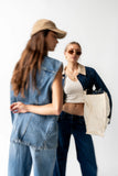 Taylor Denim Vest in Medium Wash FINAL SALE