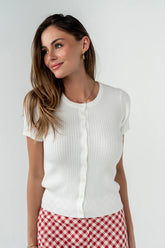 Kasey Ribbed Top