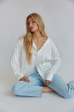 Jonna Satin Button Up Shirt