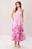 ROSELIGHT DREAM LIGHT PINK MIDI DRESS